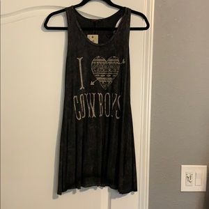 I ❤️ COWBOYS long shirt